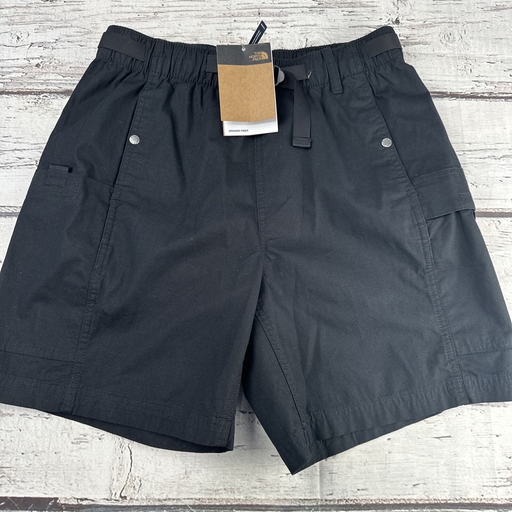 The North Face Men's Ripstop Cargo Shorts size Small Regular $75 TNF Black New